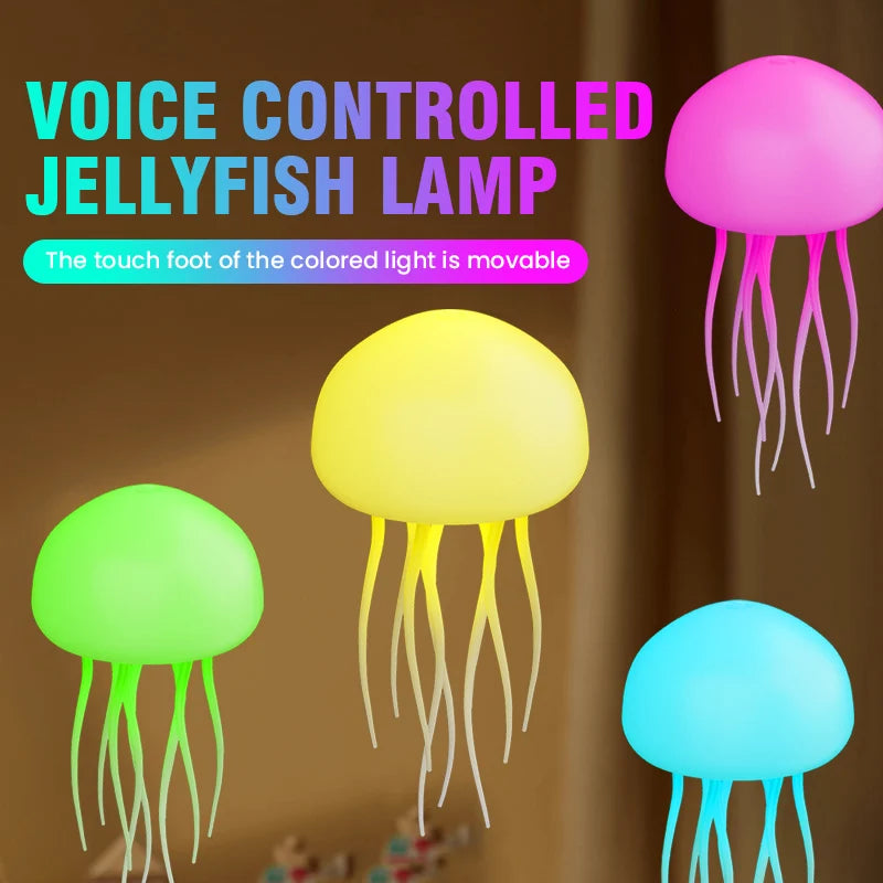 JellyGlow™ Voice-Control Night Lamp