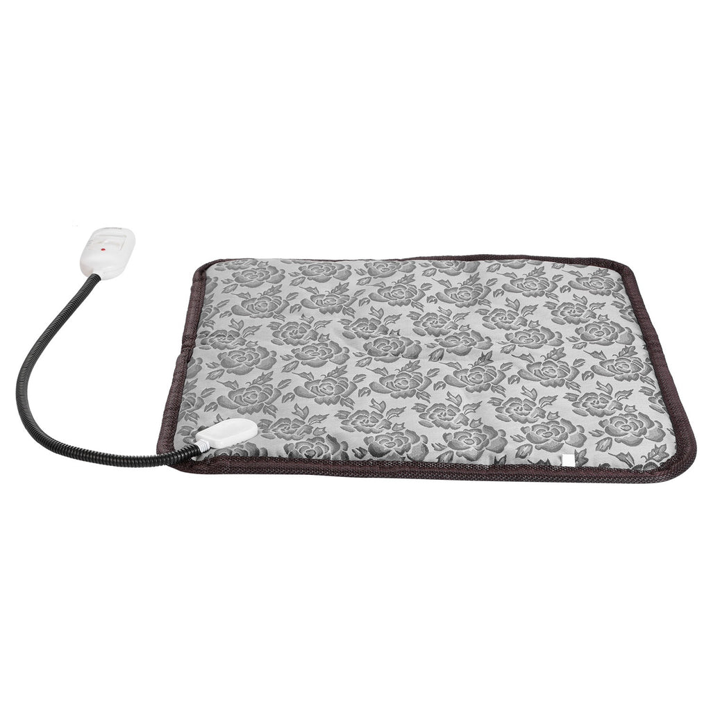 1Pc Pet Heating Pad Dog Cat Electric Heating Mat Waterproof Adjustable Warming Blanket With Chew Resistant Steel Cord Case