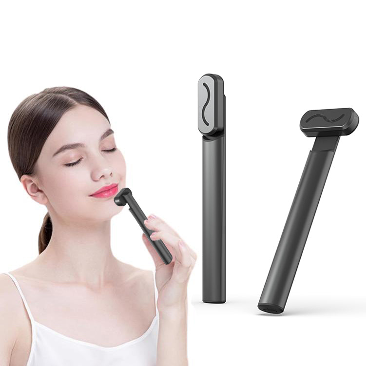 4 In 1 Portable Skin Care Vibration Massager Facial Rejuvenation Hand Held Equipment Face Beauty Eye LED Red Light Therapy Wand