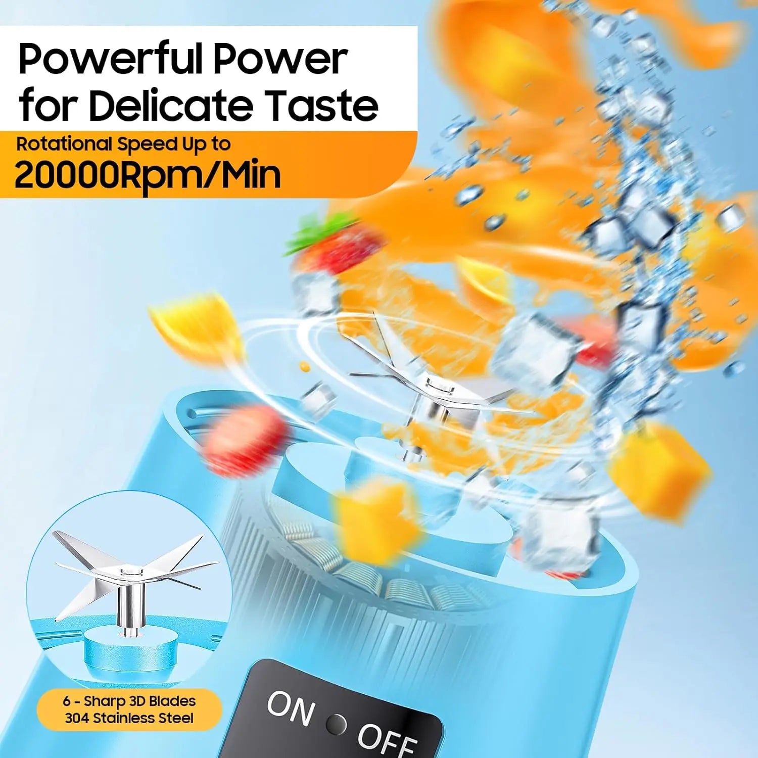 380ml household juice mixer mini electric juicer USB rechargeable smoothie smoothie shake