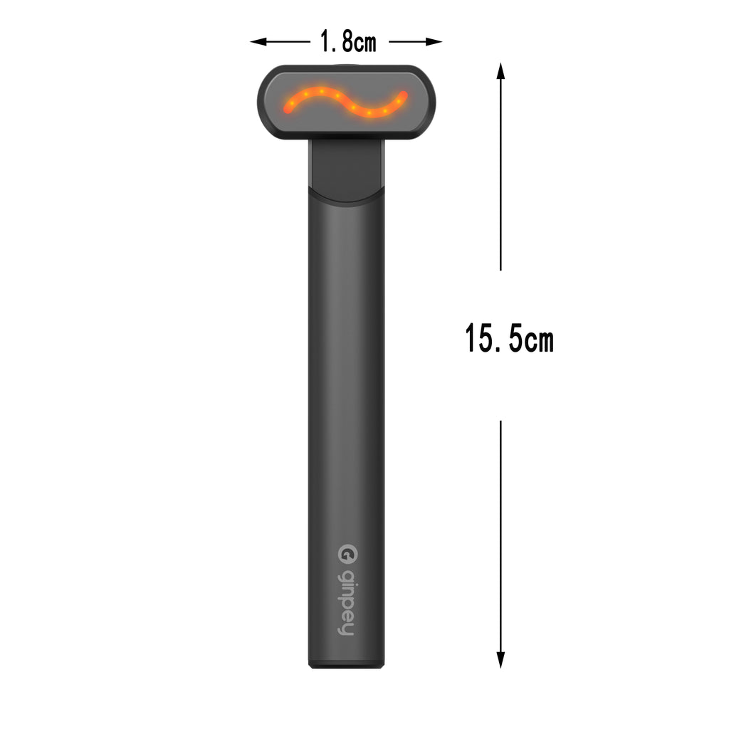 4 In 1 Portable Skin Care Vibration Massager Facial Rejuvenation Hand Held Equipment Face Beauty Eye LED Red Light Therapy Wand