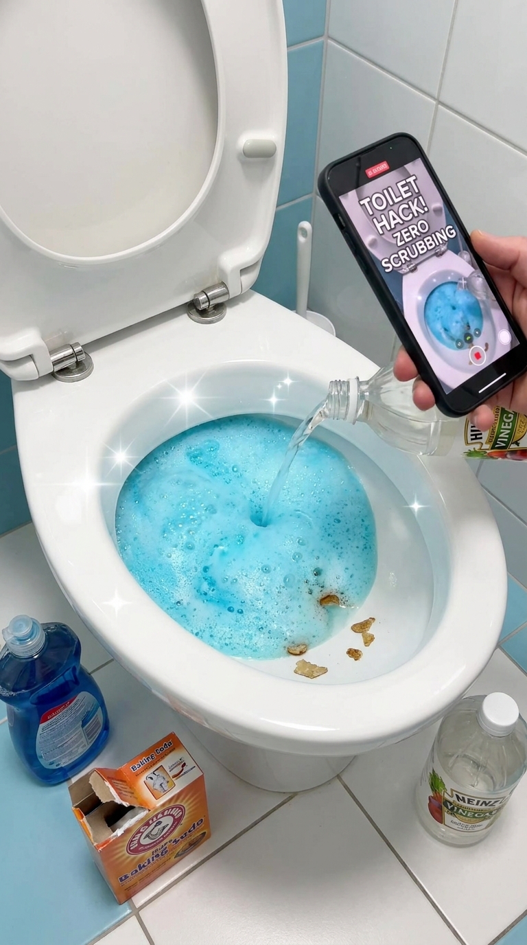 Effortless toilet bowl stain removal method for busy homeowners